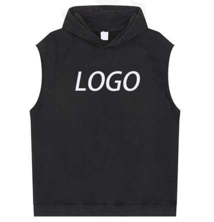 Custom sleeveless hoodie