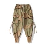 Men’s camouflage cargo pants loose fit