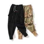 Front view men’s camouflage cargo pants