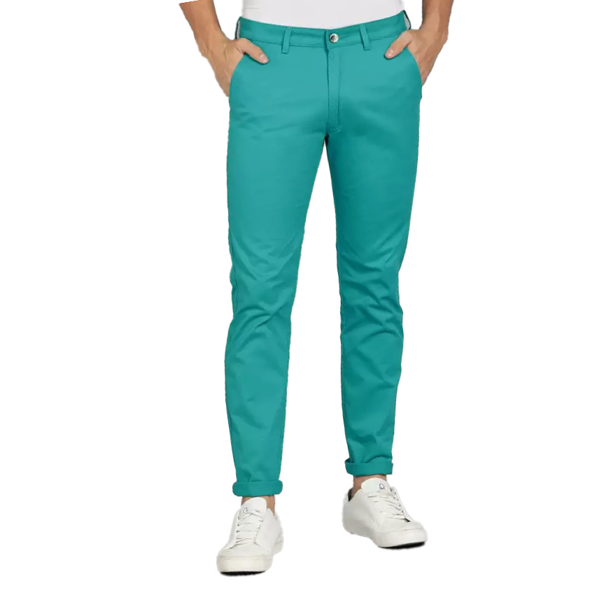 Men's Slim Fit Chino Pants High-quality Cotton Mixed Colors Spring Fashion Design (1)