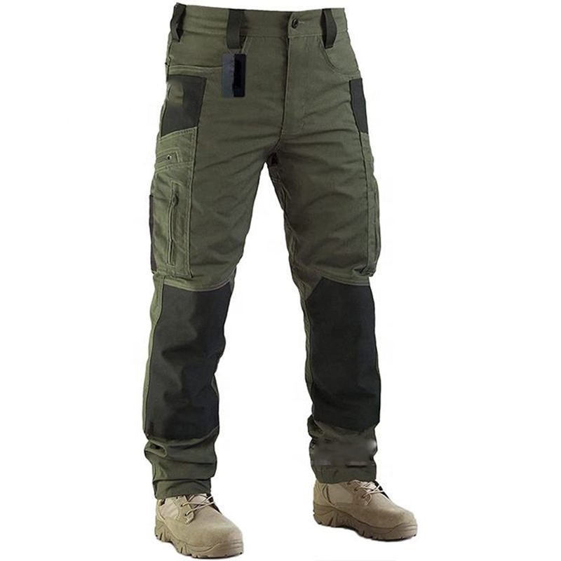 Men’s Waterproof Quick Dry Cotton Cargo Pants Lightweight Workwear Trousers (3)