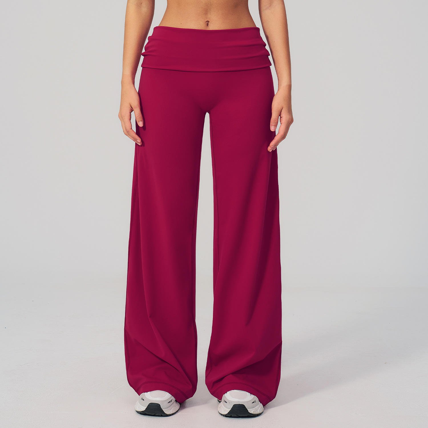 New High Waist Breathable Hip Lift Casual Lounge Sports Pants Fitness Running Fitness Yoga Pants (2)