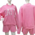 Women's oversized crew neck sweatshirt