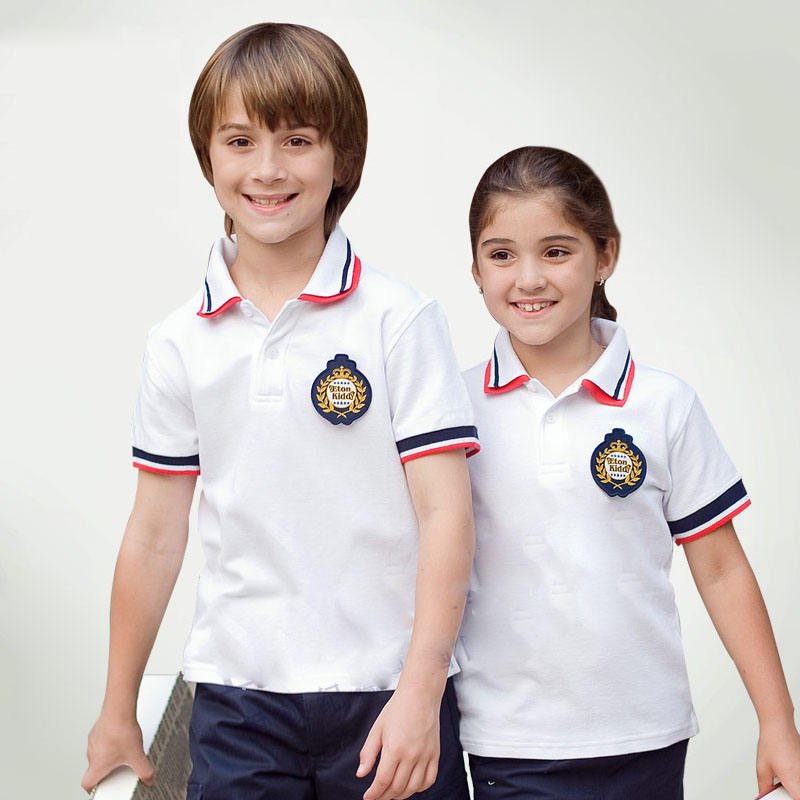 Stitch Youth Unisex Kids Polo Shirt Student Kid Polo Shirts With Customized Embroidery Logo (1)