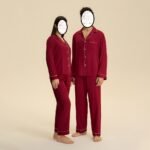Unisex Knitted Polyester Lounge Wear Set