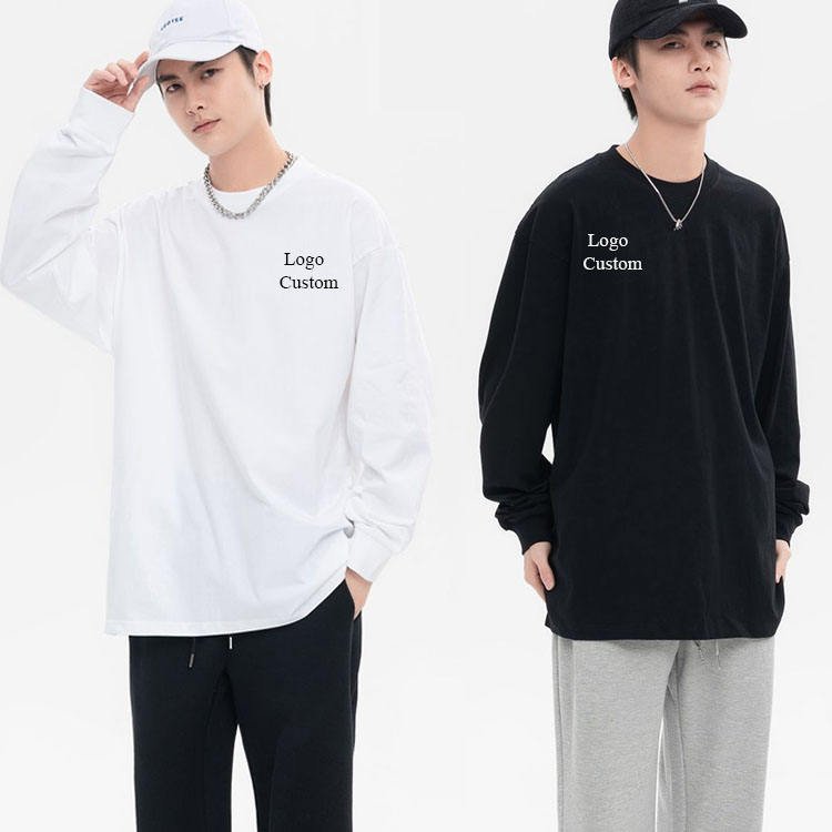 Wholesale Heavyweight Hoodless Sweatshirt Custom Digital Print logo French Terry Cotton Oversized Men's Hoodies Sweatshirts (1)