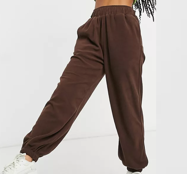 Women's Plus Size Winter Warm Breathable Cotton Fleece Pants Custom Printed Lace Fur Lining Drawstring Elastic Thick Joggers (1)