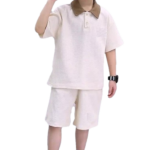 Boys polo shirt and shorts set
