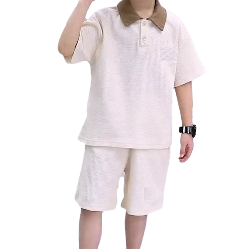 Boys polo shirt and shorts set