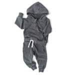Boys quarter zip tracksuit hoodie