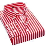 Custom cotton flannel V-neck shirt