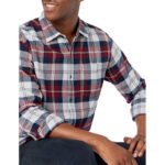 Plaid flannel shirt for men