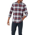 Custom men's plaid flannel shirt