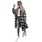 Wholesale women's flannel blouse manufacturer