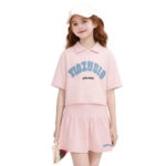 Girls polo and skort outfit