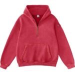 Private-label tech fleece hoodie