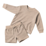 Kids 2 piece sweatshirt shorts outfit