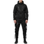Men's techwear joggers front view