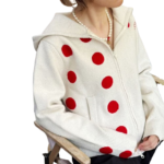 Cashmere wool knit fabric detail