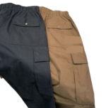 100% cotton cargo jogger fabric
