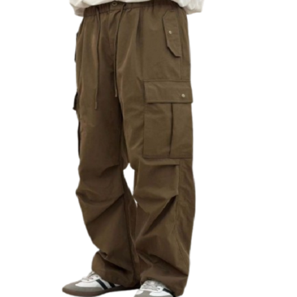 Unisex cotton cargo joggers
