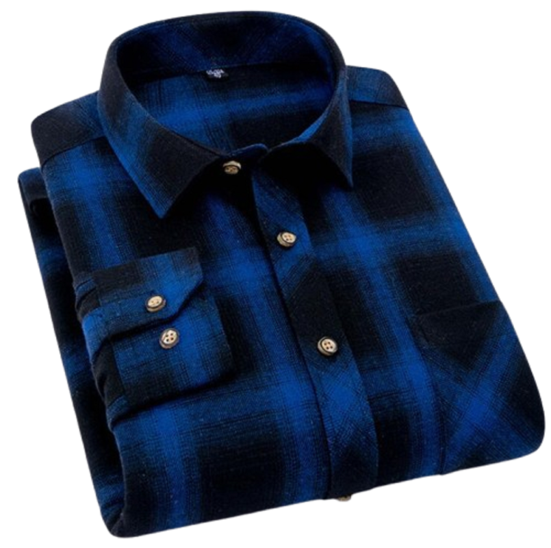 Thick cotton flannel shirt