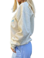 Women's oversized bow sweatshirt