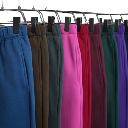 Women's cotton fleece joggers