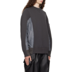 Women's drop shoulder paneled sweatshirt