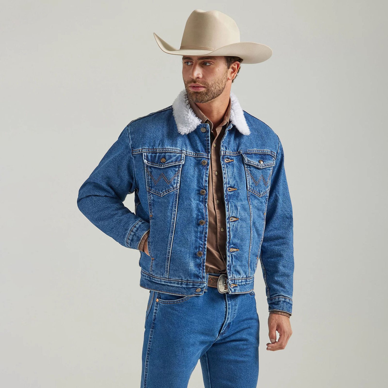 Factory Made Men’s High Quality Western Style Denim Jacket Casual Streetwear Coat (2)