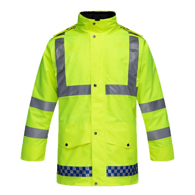 Hi Vis Reflective Softshell Jacket Waterproof Safety Workwear Coat (1)
