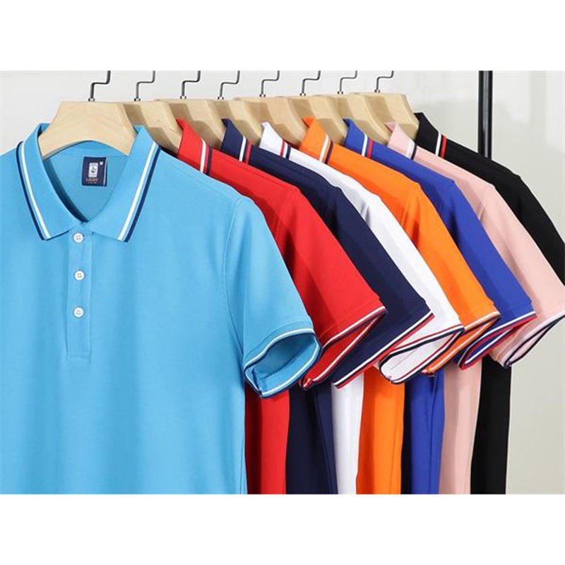 Men’s 100% Cotton Polo T-Shirt Short Sleeve Classic Casual Polo Shirt (2)