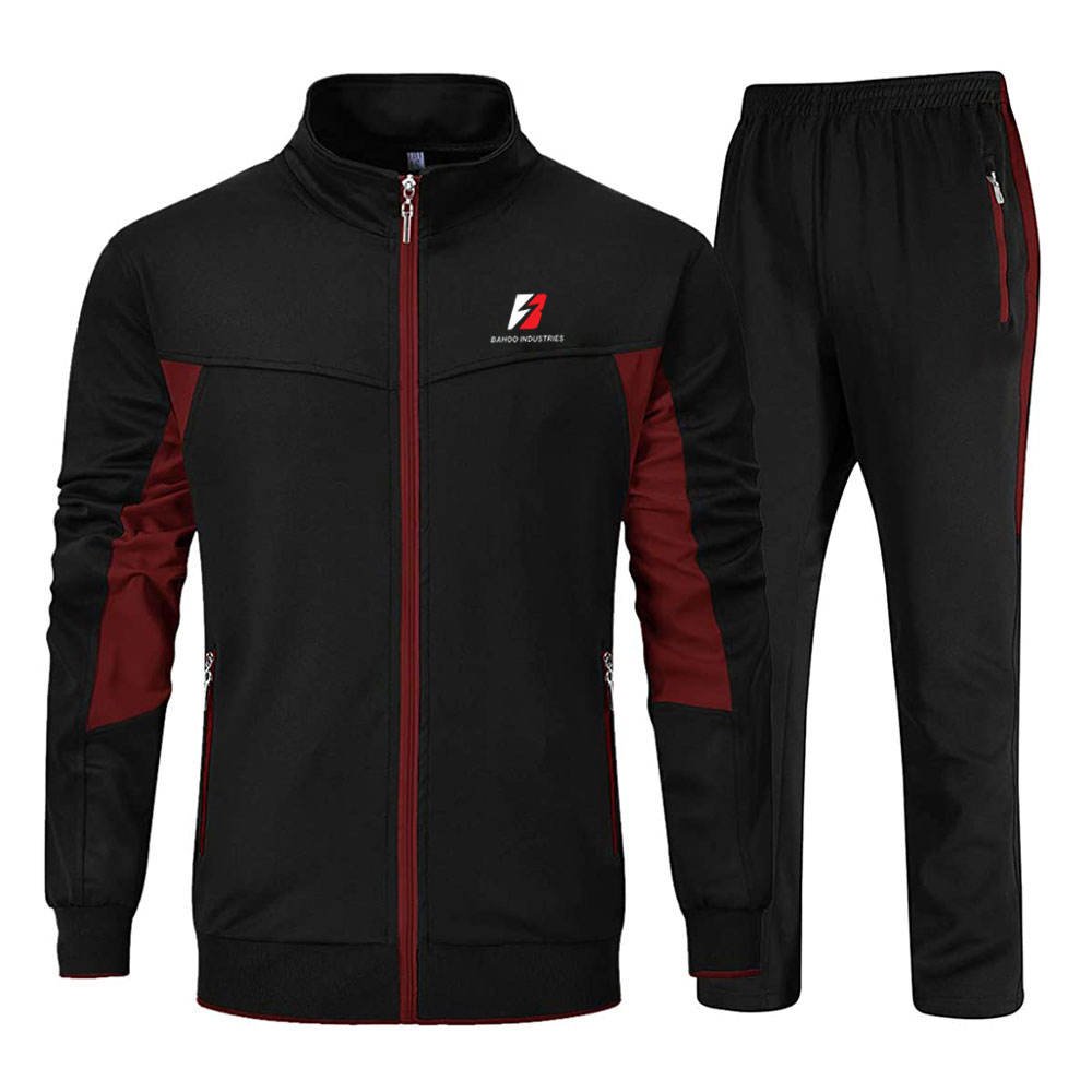 Men’s Cotton Winter Tracksuit Set Eco-Friendly Performance Gym Running Sportswear (1)