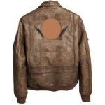 Men's casual faux leather jacket
