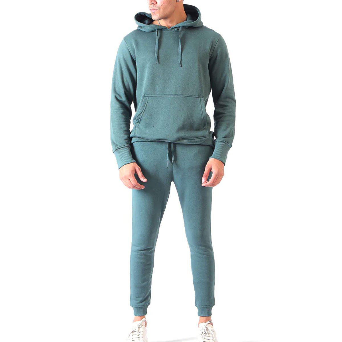 Men's Hoodies & Sweat Suit 100% Cotton Fleece Tracksuits From Pakistan Custom Printing Jogging Tracksuit Hoodie Sets (4)