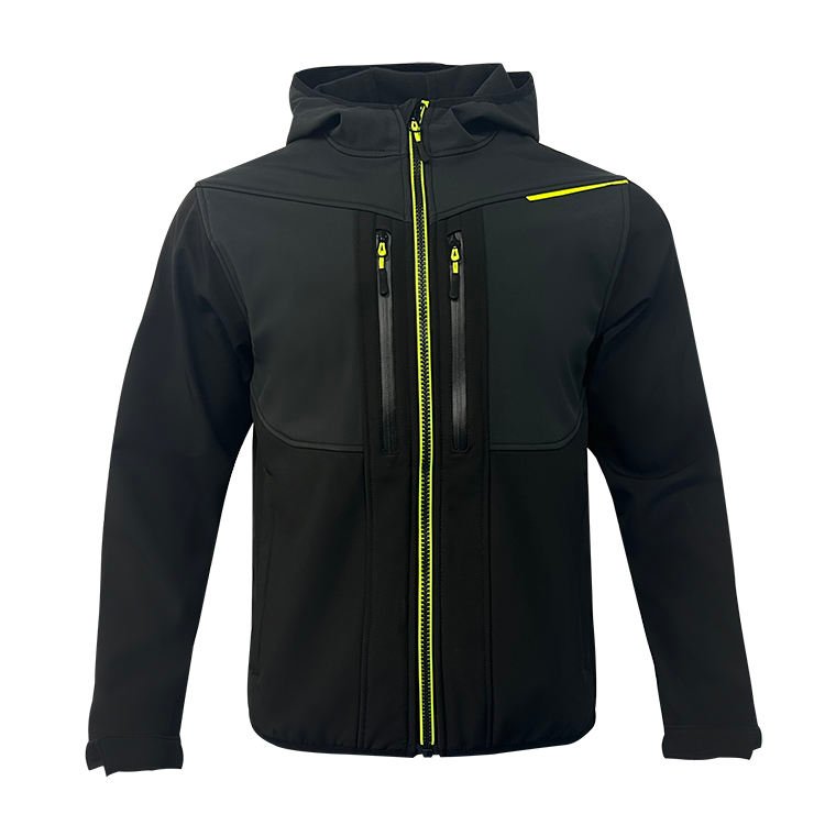 Men’s Polyester Softshell Jacket Windproof Sports Outdoor Coat (5)