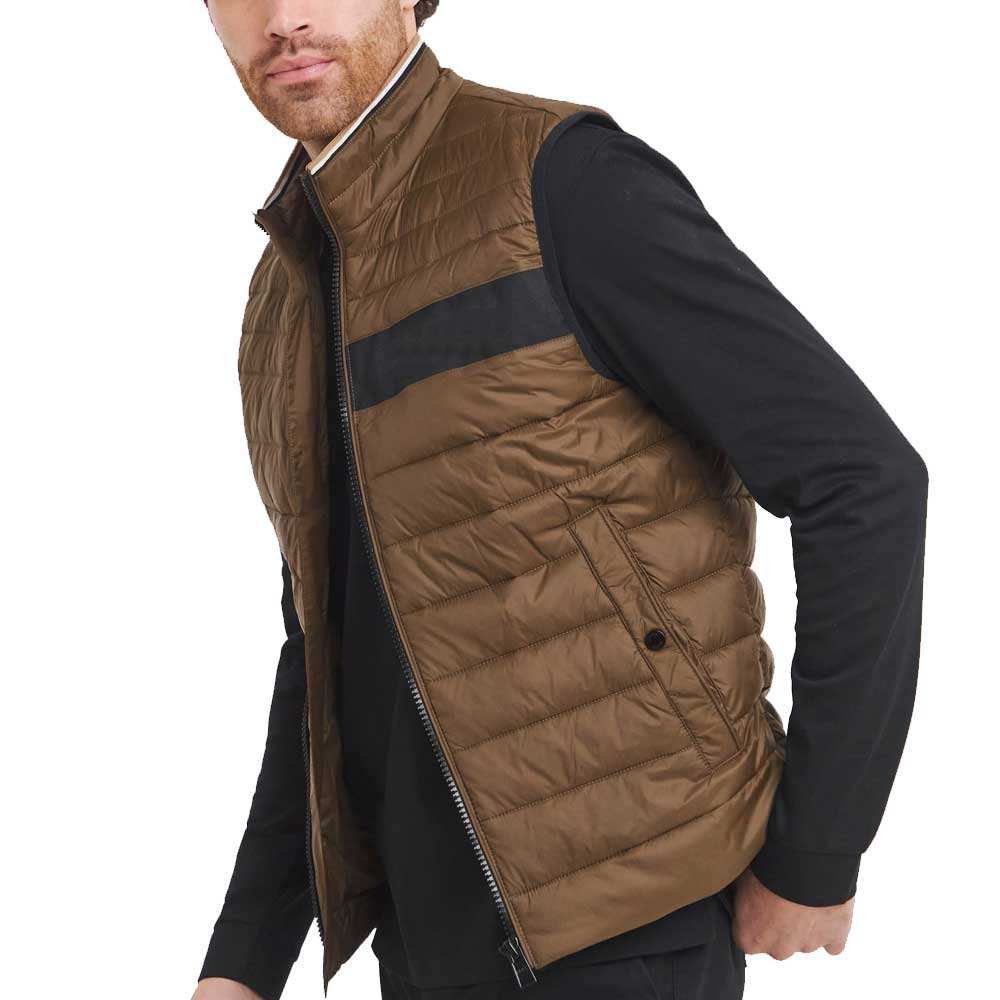 Men’s Quilted Bodywarmer Vest Sleeveless Padded Winter Workwear Jacket (2)