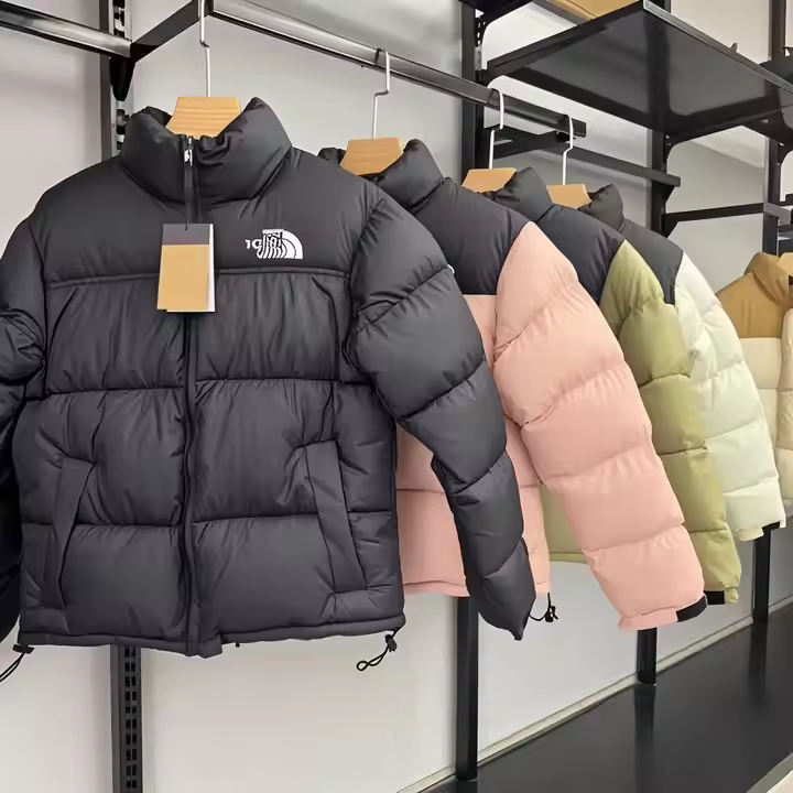 Men’s Reversible Down Puffer Jacket Plus Size Windproof Winter Coat (1)