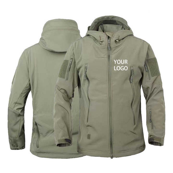 Men’s Softshell Jacket Thermal Insulated Water-Resistant Outdoor Coat (2)