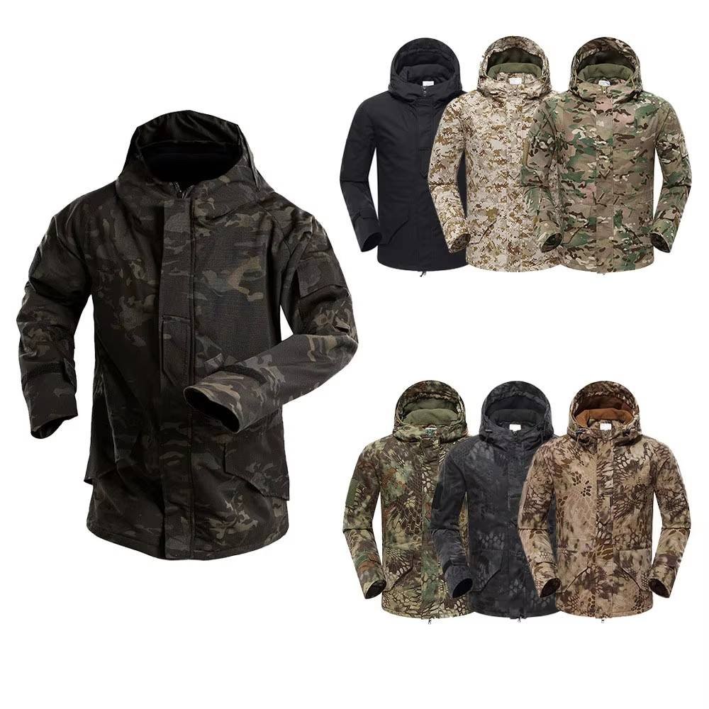 Men’s Winter Softshell Tactical Jacket Waterproof Windproof Camouflage Outdoor Coat (3)