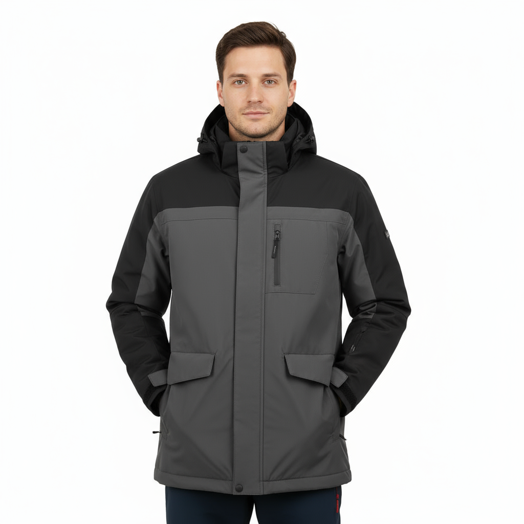 OEM Custom 3-in-1 Waterproof Breathable Ski Jacket for Men (3)