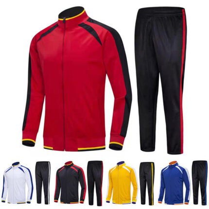 Custom unisex sports tracksuit set