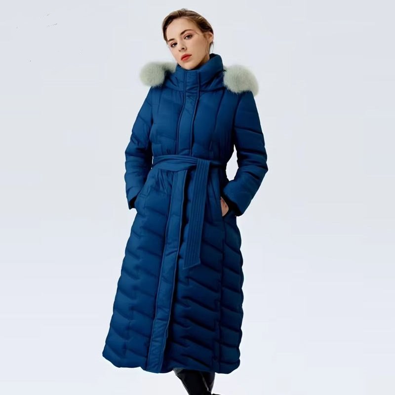 Women’s Long Hooded Puffer Jacket Warm Bubble Winter Down Coat (3)