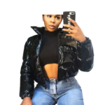 Custom women’s Y2K puffer jacket