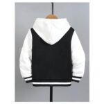 Boys color block varsity jacket