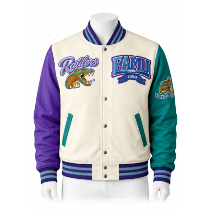 Custom college varsity jacket