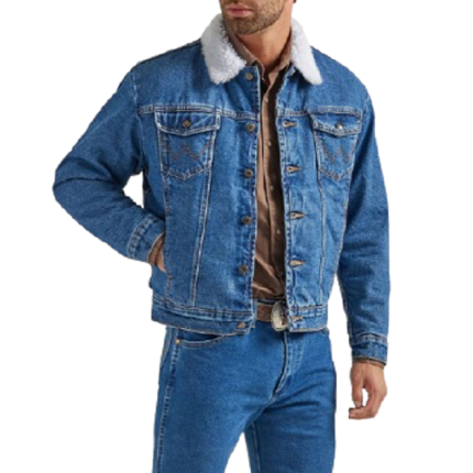 Custom men's denim jacket