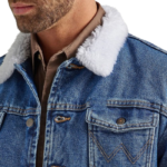 Men's western style jean jacket