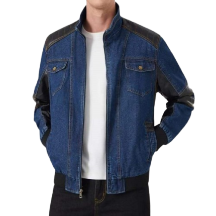 Wholesale men's denim trucker jacket