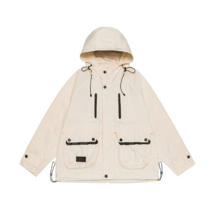 Custom men’s high-visibility softshell jacket